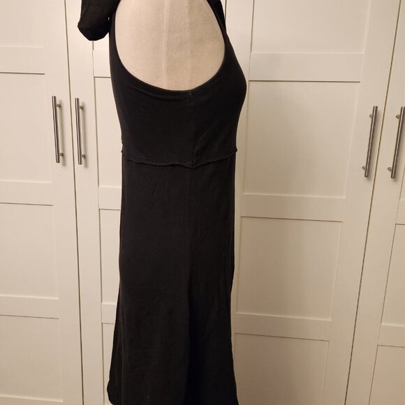Prana Size Medium Black fit and flare dress with hood - Picture 4 of 7